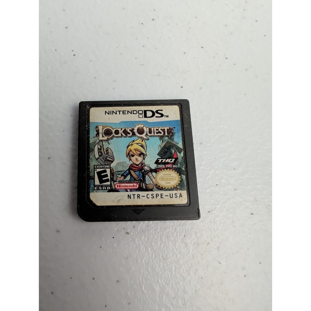 Locks Quest  Nintendo DS 2008 Sand box Action RPG Game Cartridge ONLY